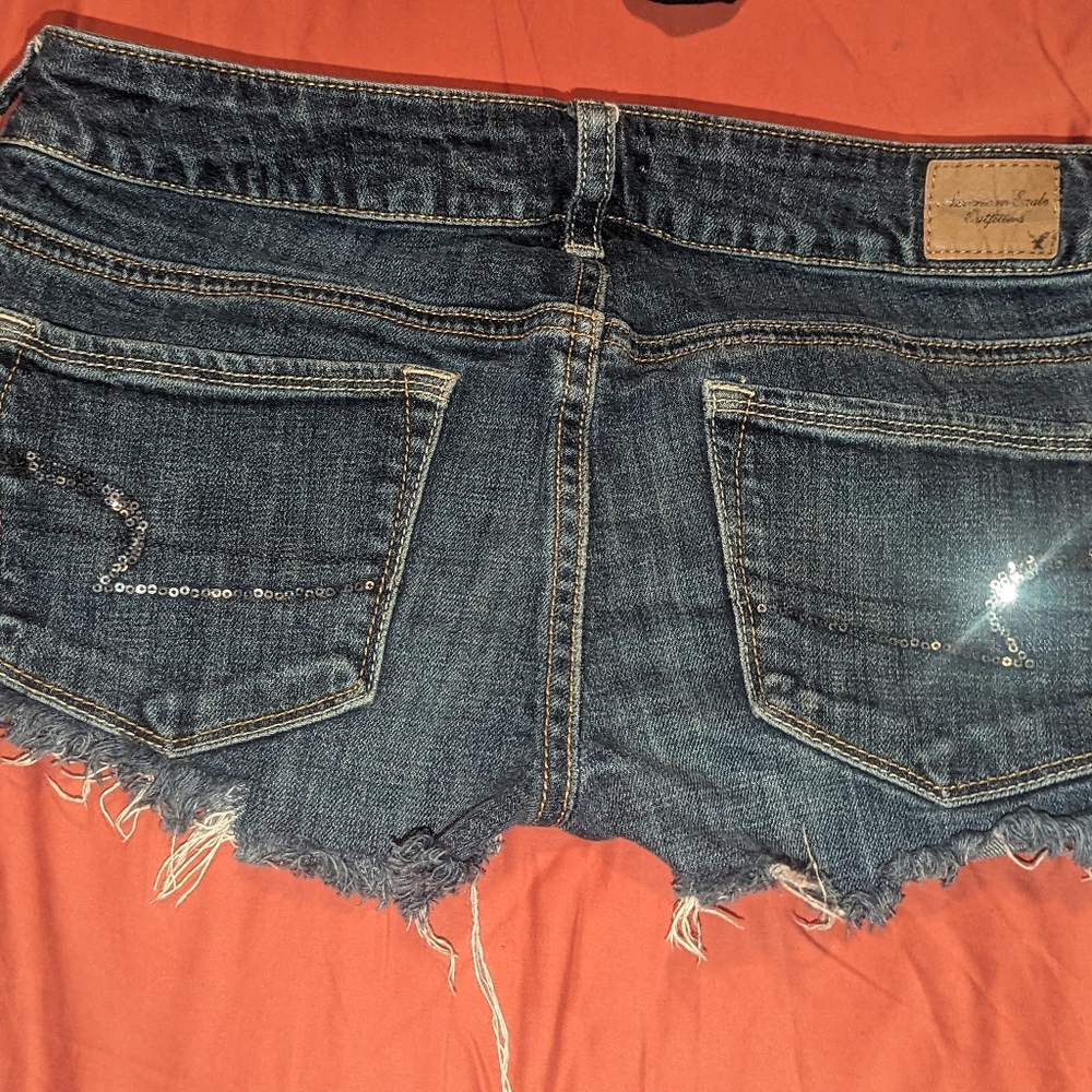 American eagle skinny kick cut offs